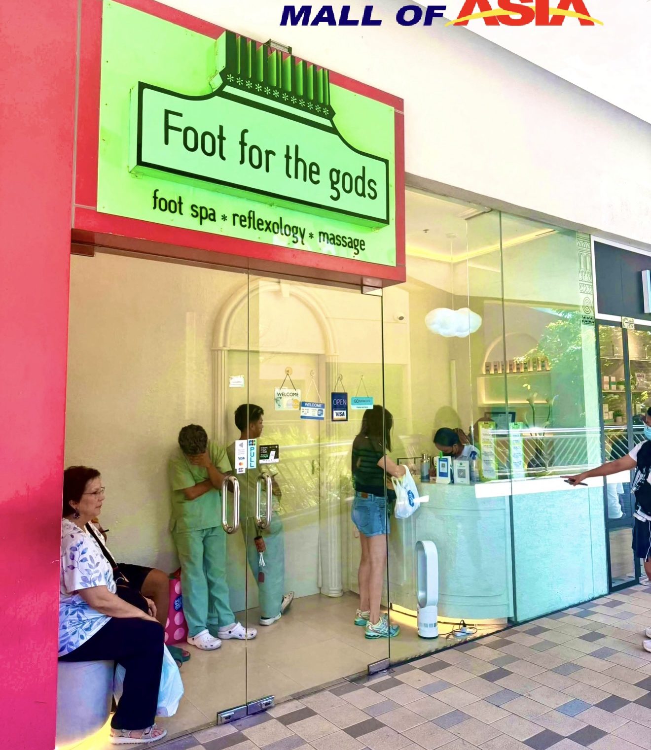 Foot for the gods storefront at SM Mall of Asia