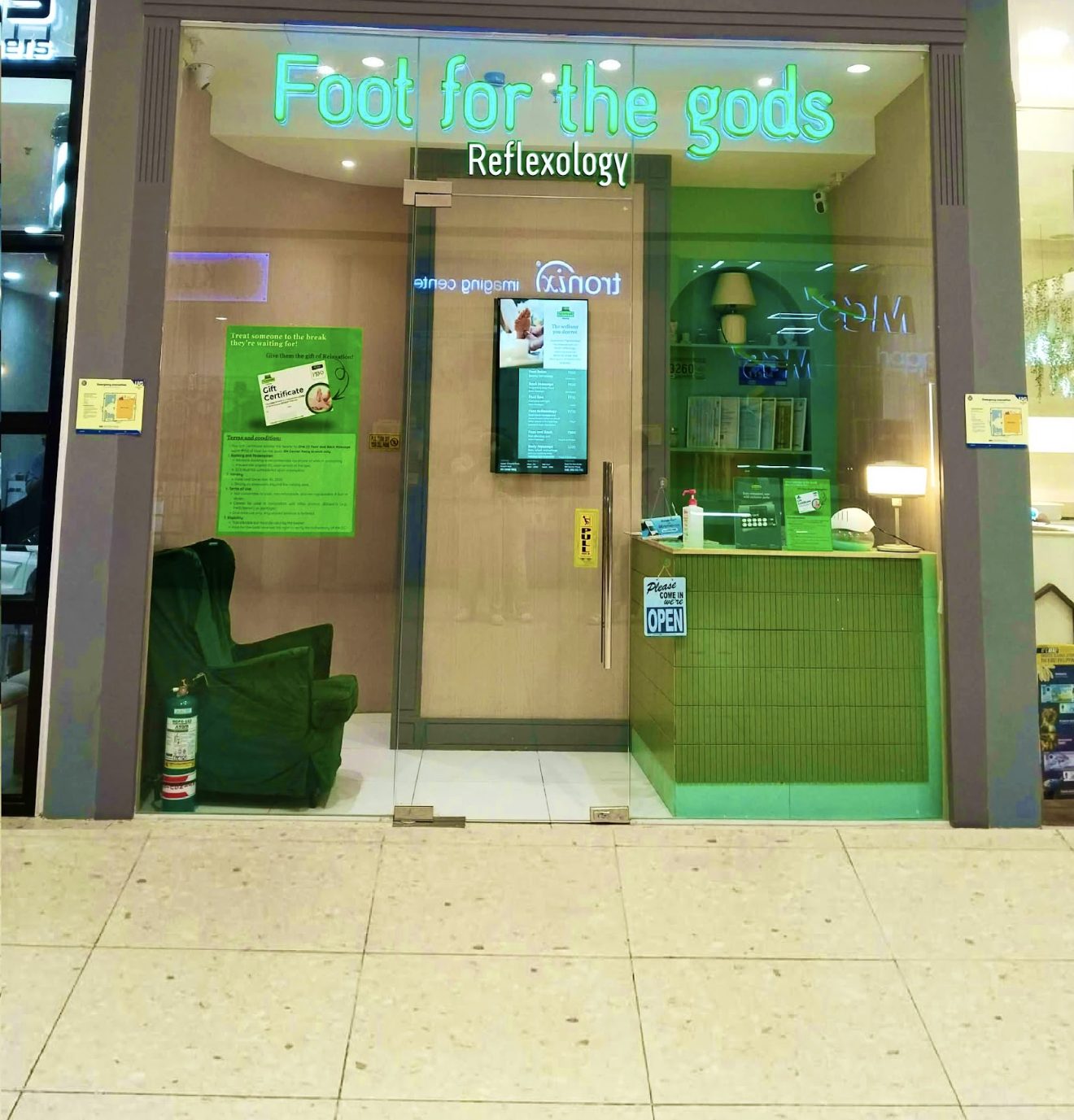 Foot for the gods storefront at SM Center Pasig